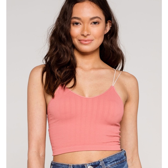 Full Tilt Tops - NWT Full Tilt Strappy Lace Back Seamless Cami